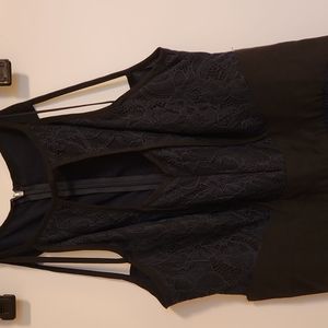 BCBG cut-out floor-length dress